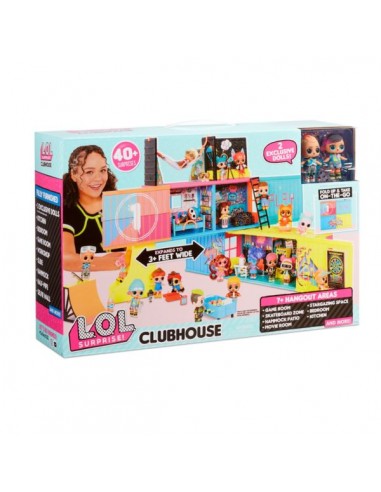 LOL Surprise! Domek Clubhouse z 2 lalkami