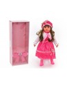 Lalka stylowa 60cm w różowym stroju 505278