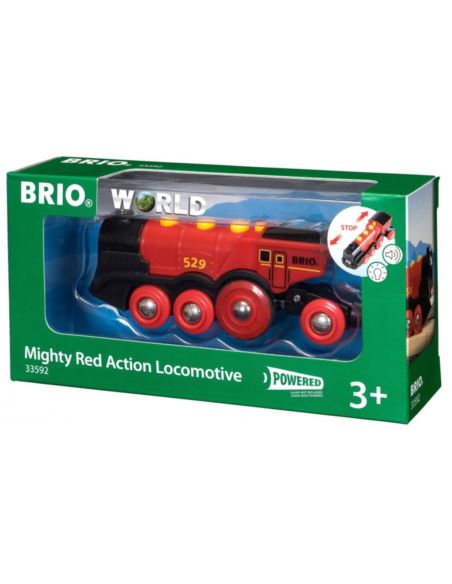BRIO Lokomotywa Klasyczna Czerwona